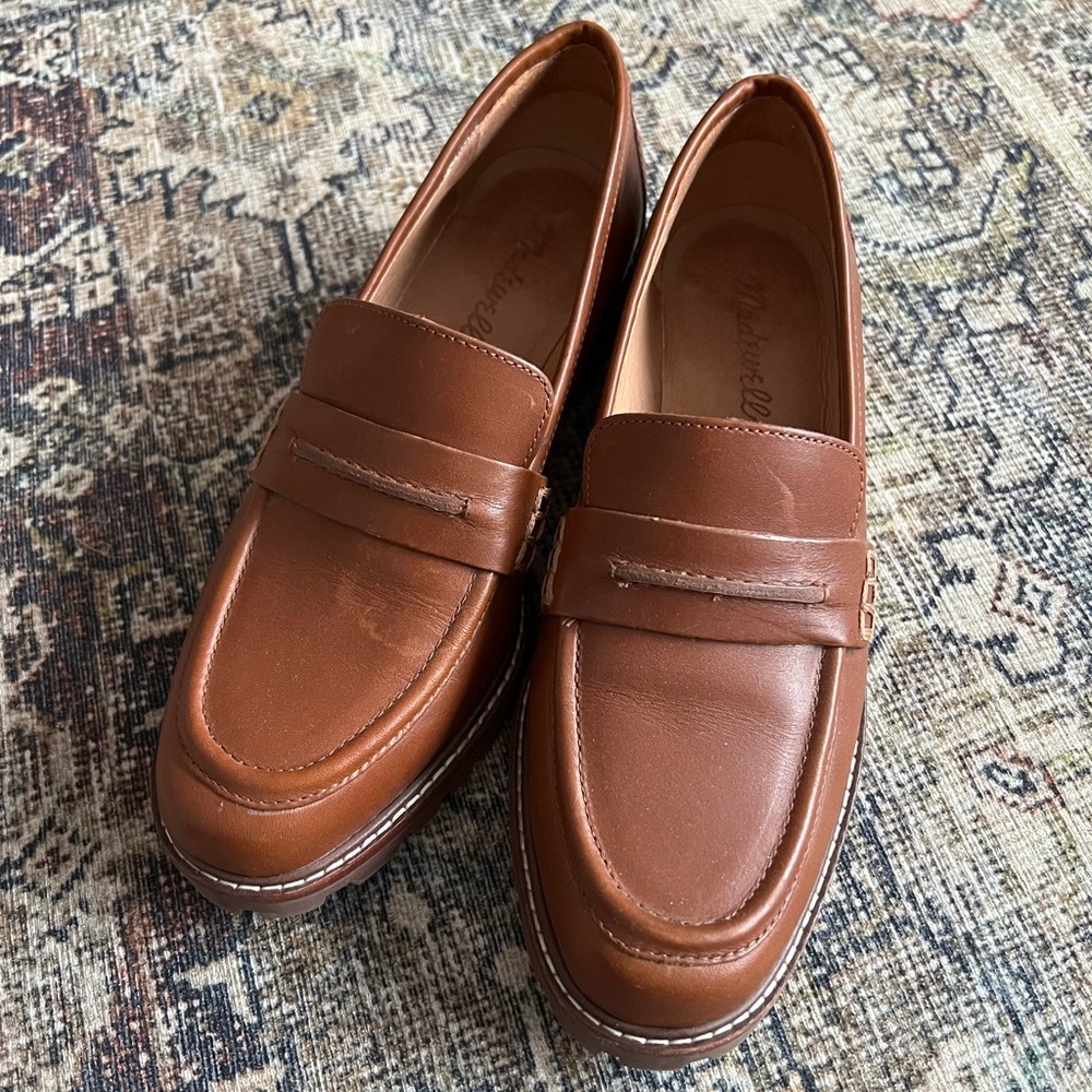 Madewell Brown Leather Loafers